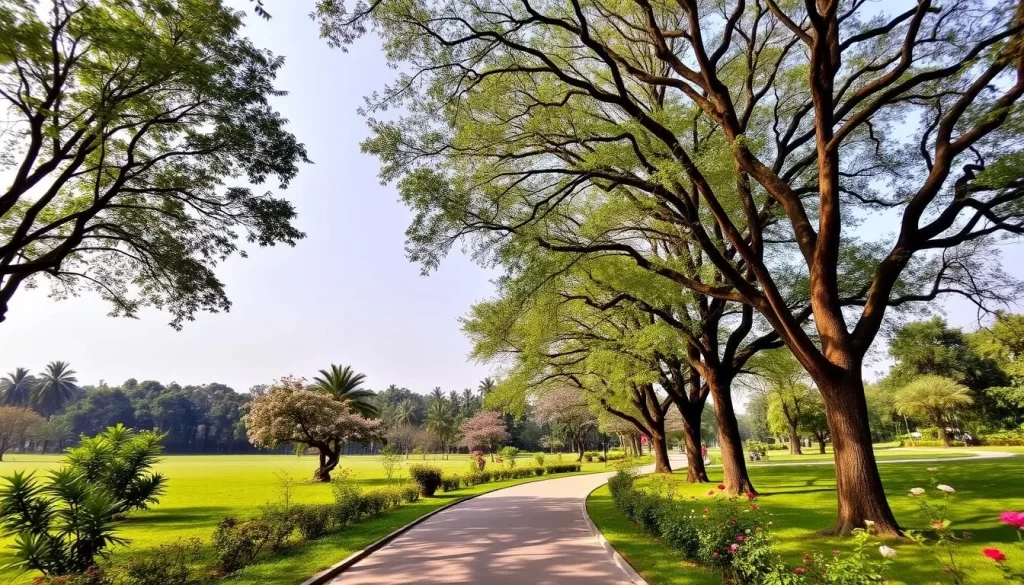 Image of a serene park in Dehradun