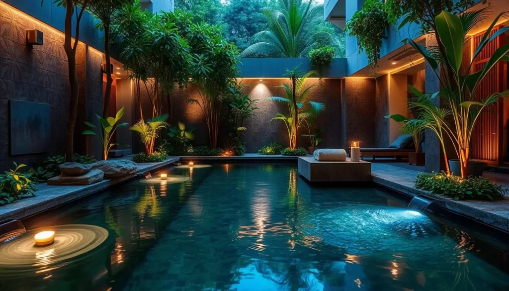 Image of a serene spa environment in Johor Bahru