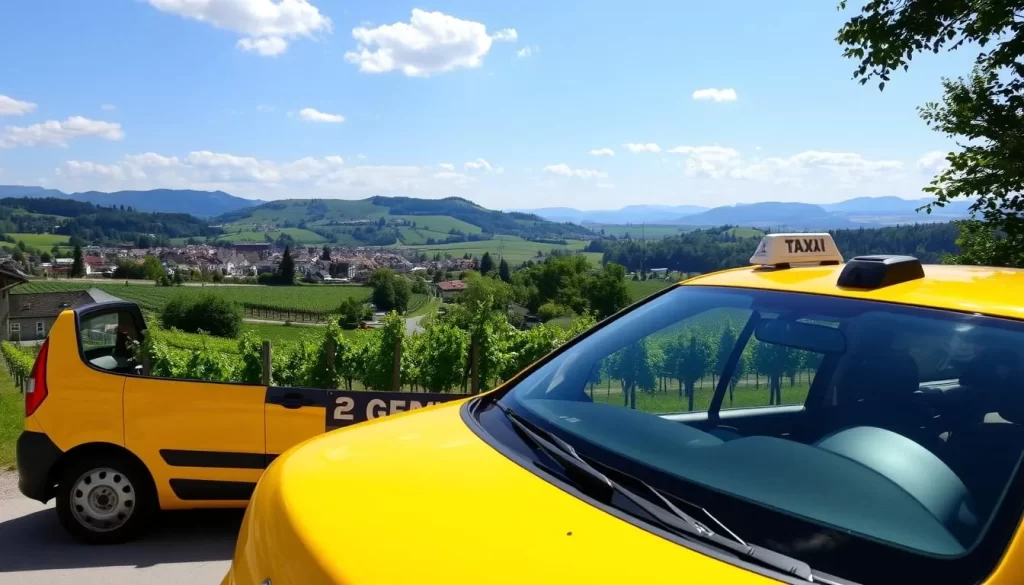 Image of a taxi service vehicle in Gamlitz, Styria