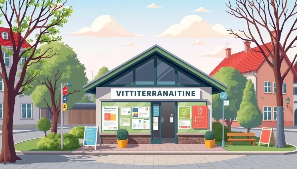 Image of a tourist information center in Toruń