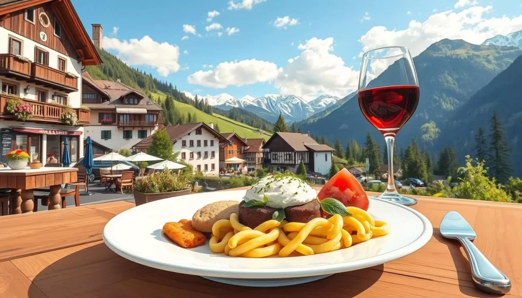 Image of a traditional Austrian dish in Bad Gastein