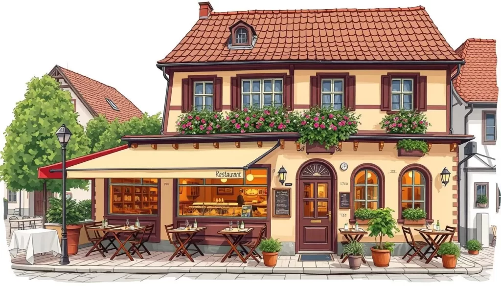 Image of a traditional Austrian restaurant in Sankt Pölten