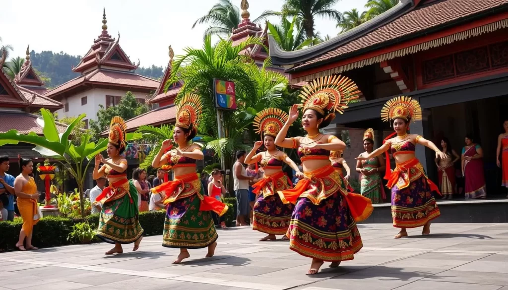 Image of a traditional Balinese dance performance