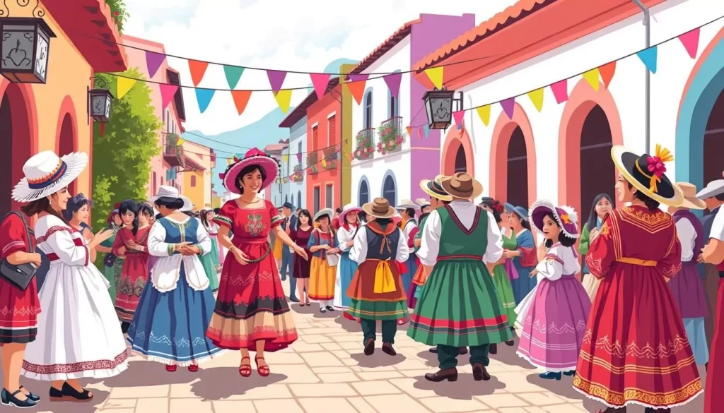 Image of a traditional Cuenca cultural event