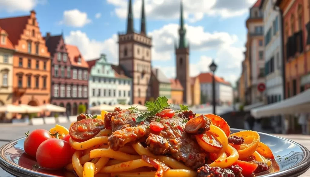 Image of a traditional Polish dish in Wrocław