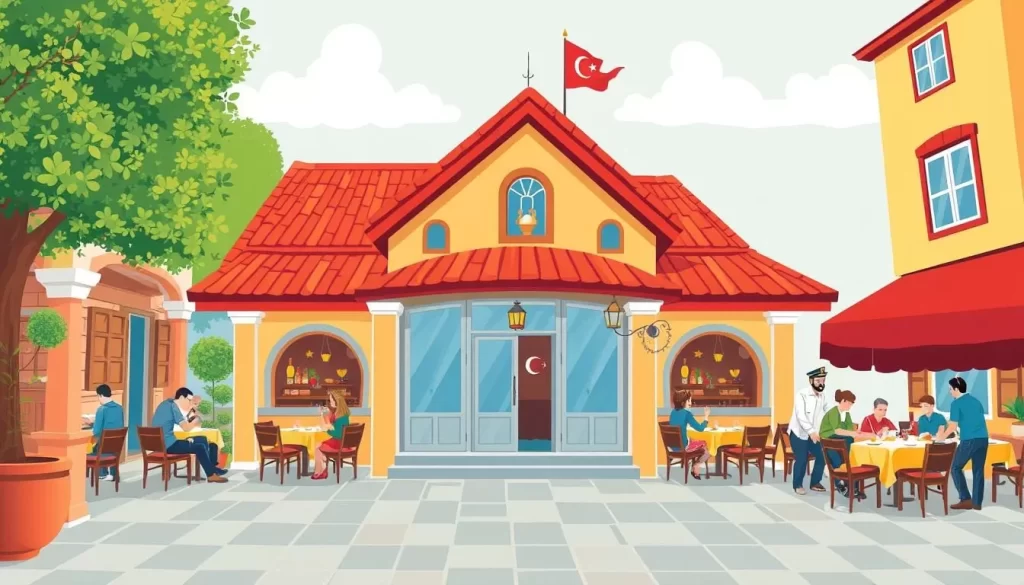 Image of a traditional Turkish restaurant in Trabzon