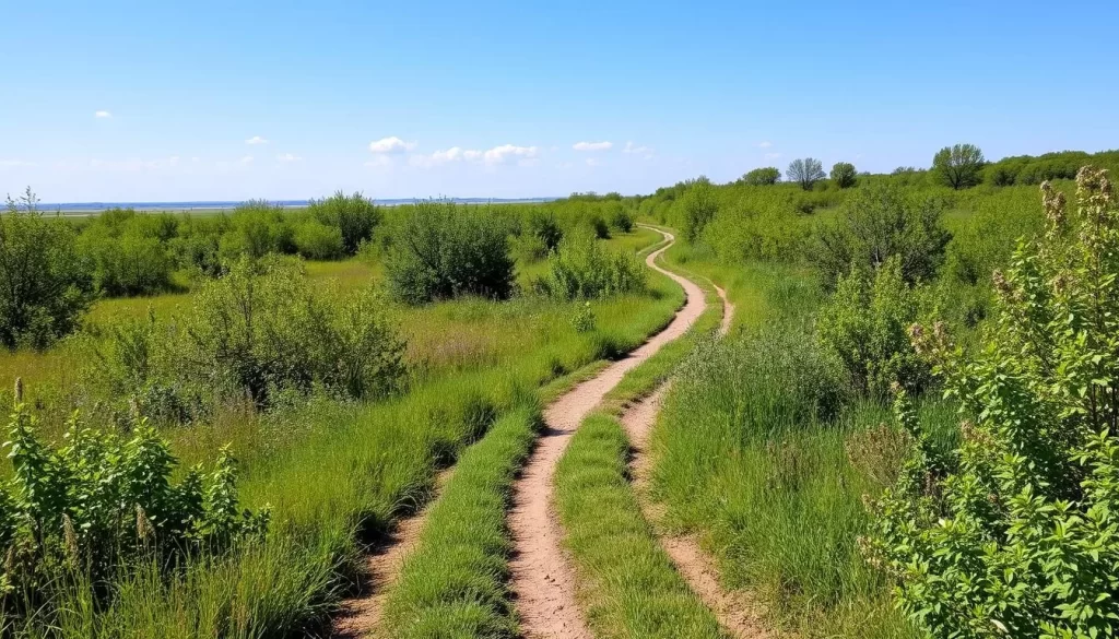 Image of a trail at Kimball Wildlife Refuge