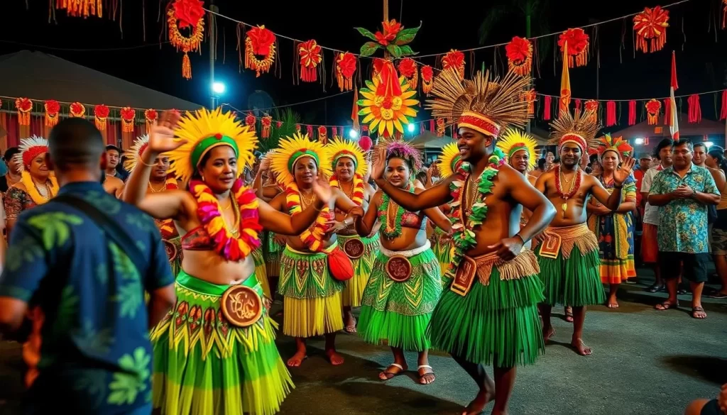 Image of a vibrant Bula Festival celebration in Nadi, Fiji
