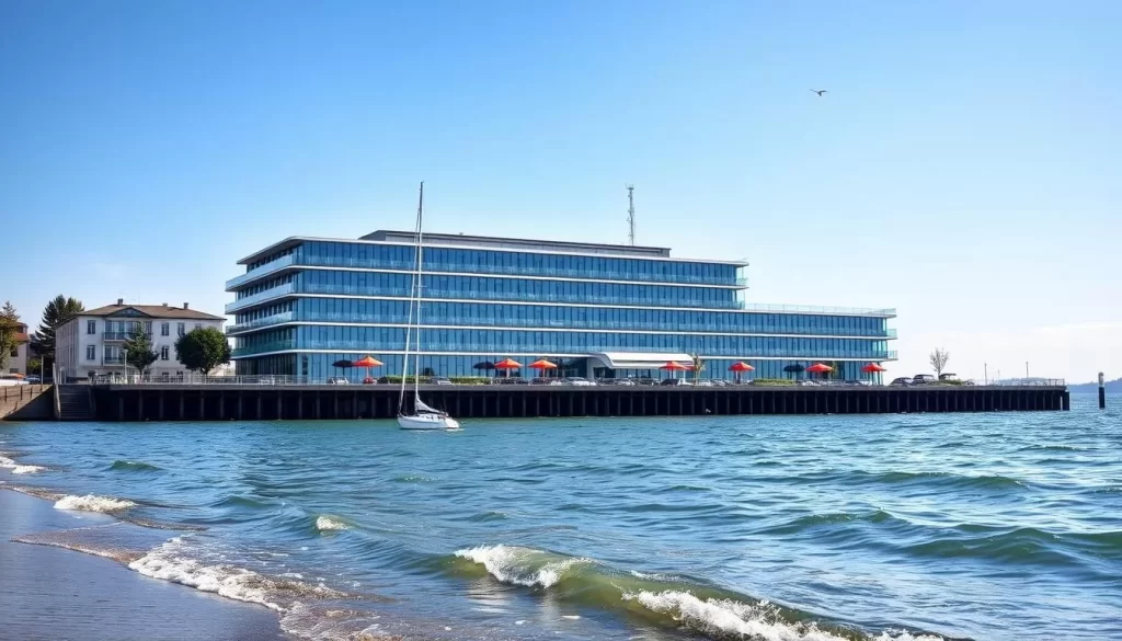 Image of a waterfront hotel in Gdynia