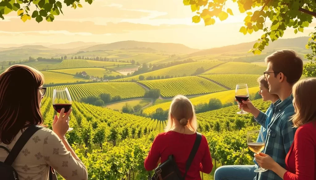 Image of a wine tasting tour in Burgenland