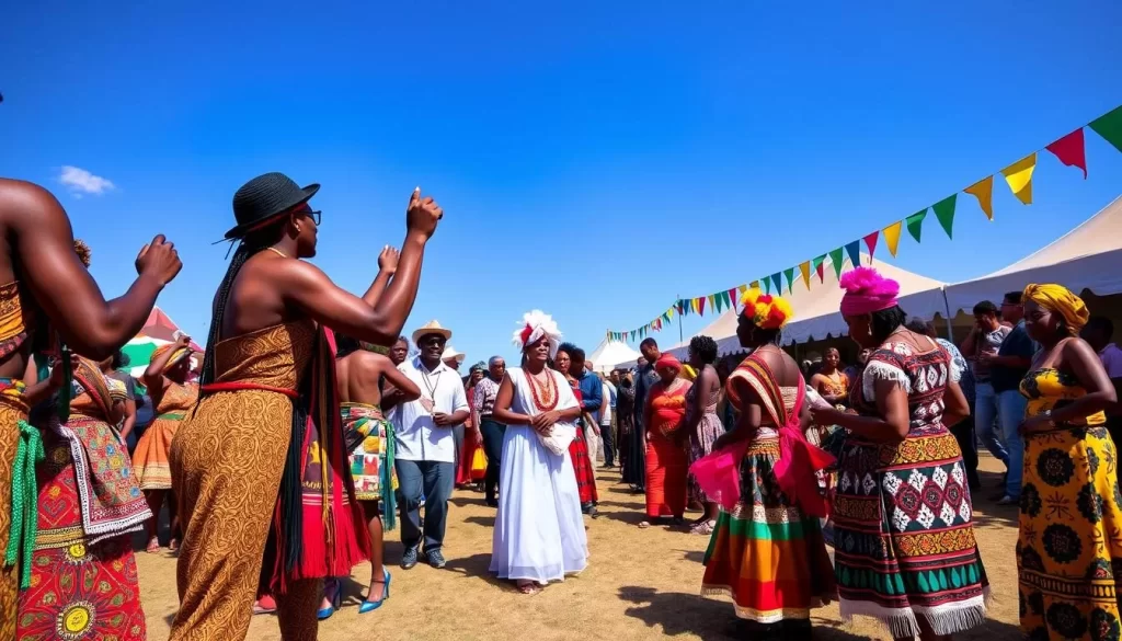 Image of an African cultural event in North Dakota