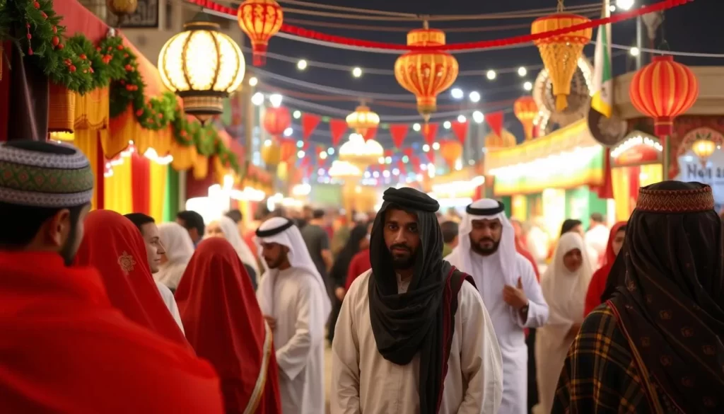 Image of an Arabic cultural event or a Middle Eastern cultural festival