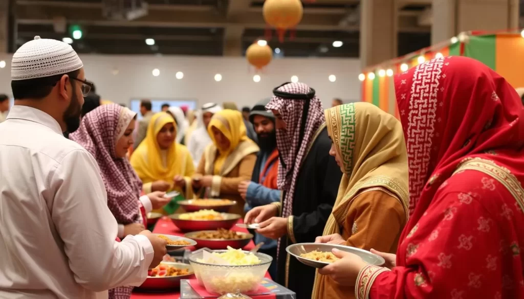 Image of an Arabic cultural event or community gathering in Ohio.
