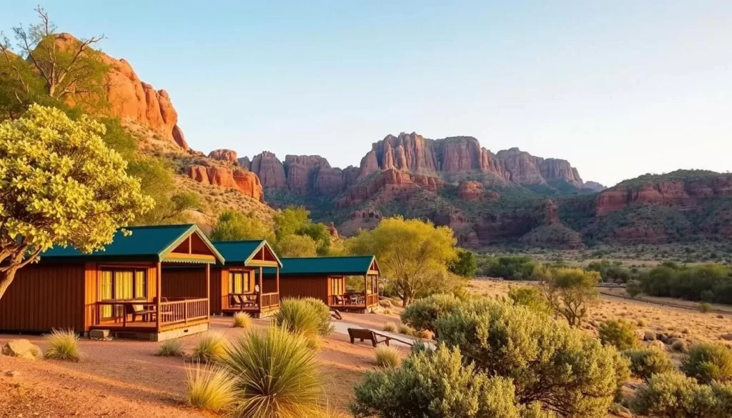 Image of chalets within Augrabies Falls National Park Rest Camp