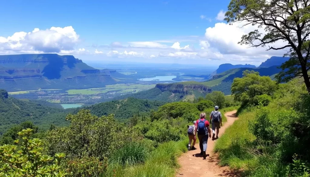Image of hikers on the Kolonieweg Trail