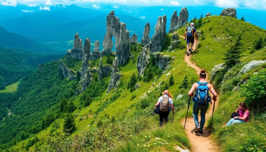 Image of hikers on the Mullerthal Trail