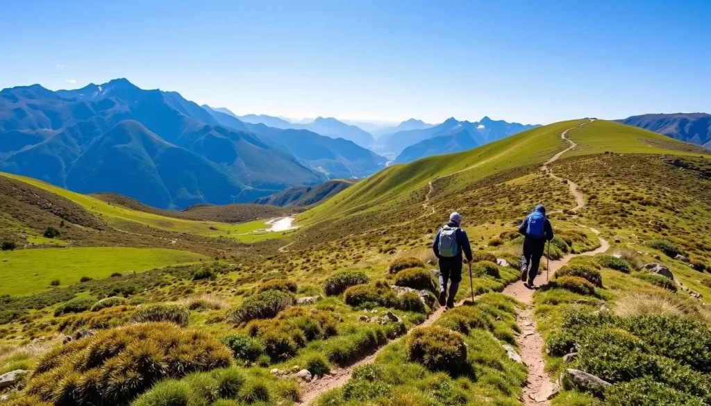 Image of hikers on the Overland Track