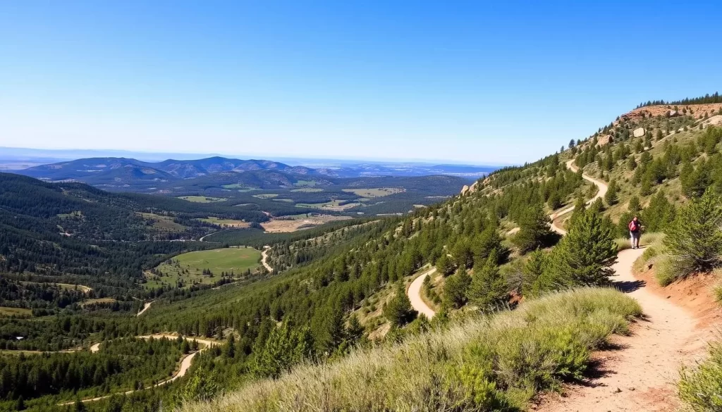Image of hiking trails near Deadwood, South Dakota