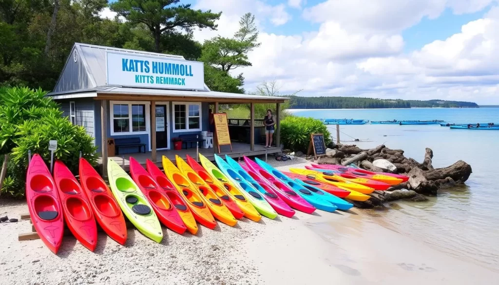 Image of kayak rental service near Kitts Hummock