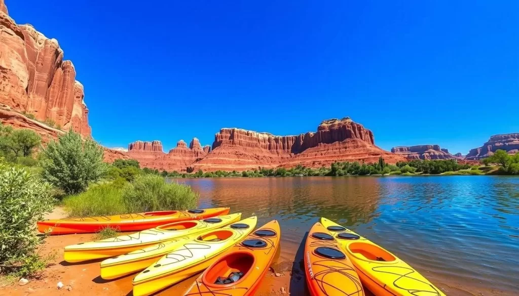 Image of kayak rentals in Escalante, Utah