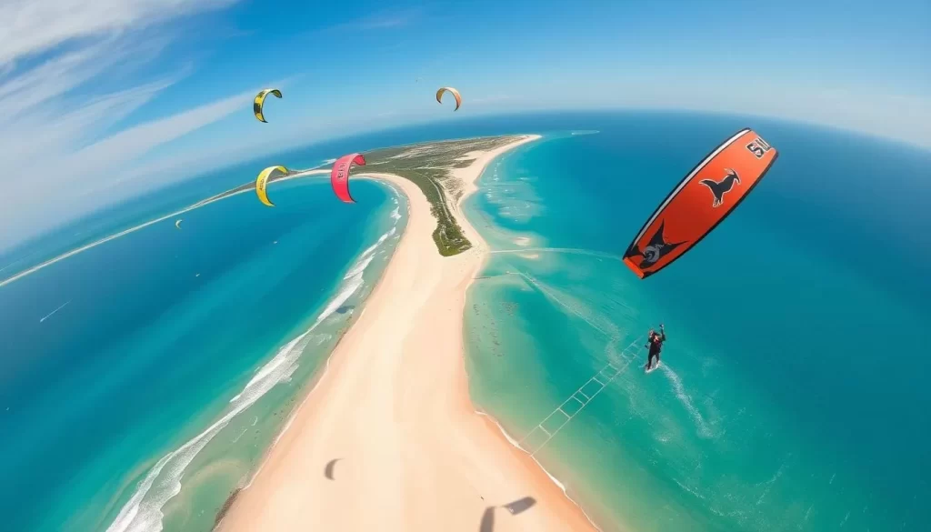 Image of kiteboarding in Hua Hin