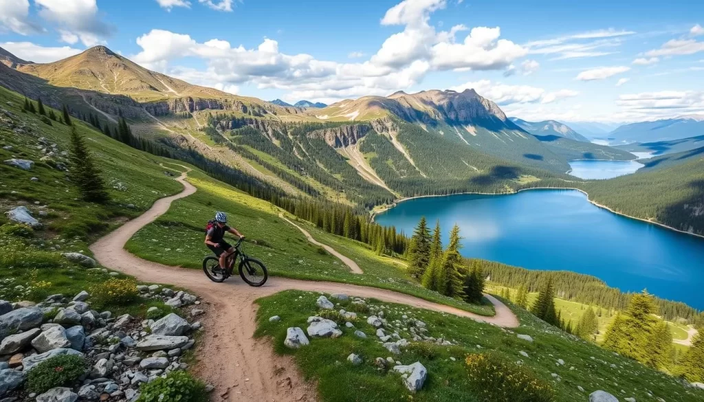 Image of mountain biking trails around Avalanche Lake