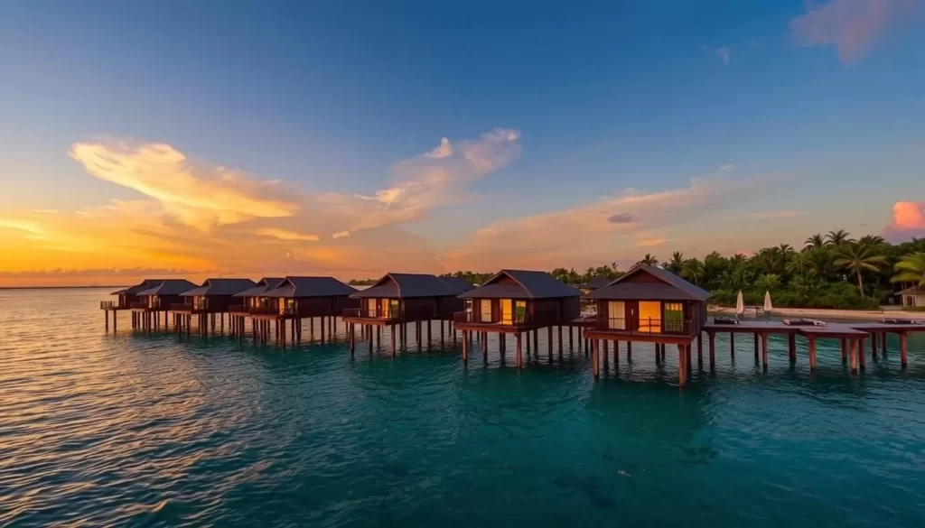 Image of overwater villas at Avillion Port Dickson