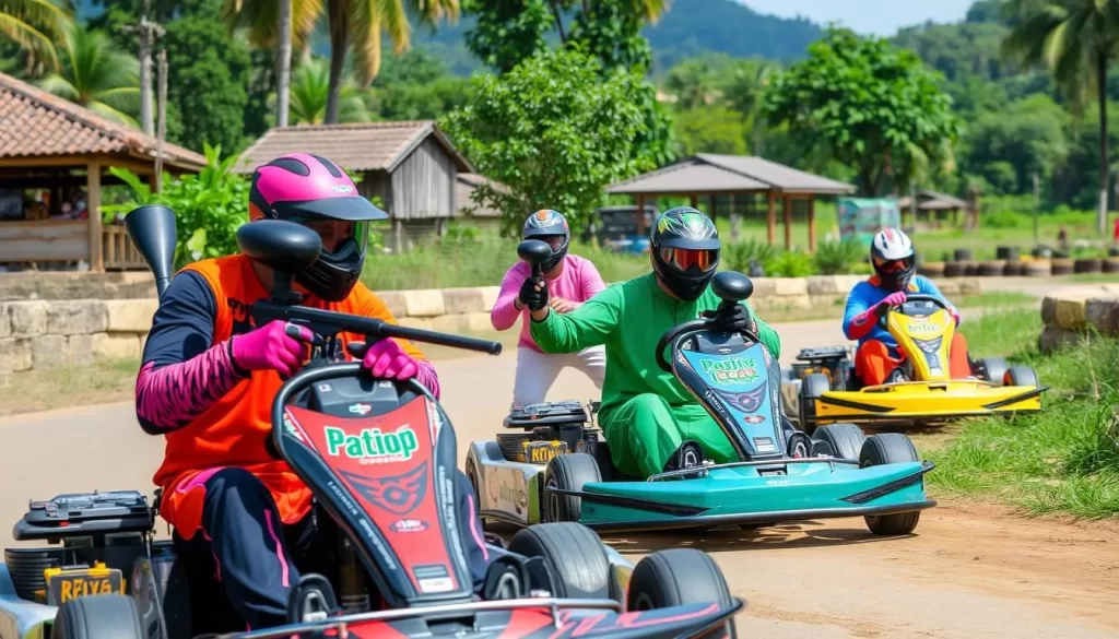 Image of paintball or go-karting in Hua Hin
