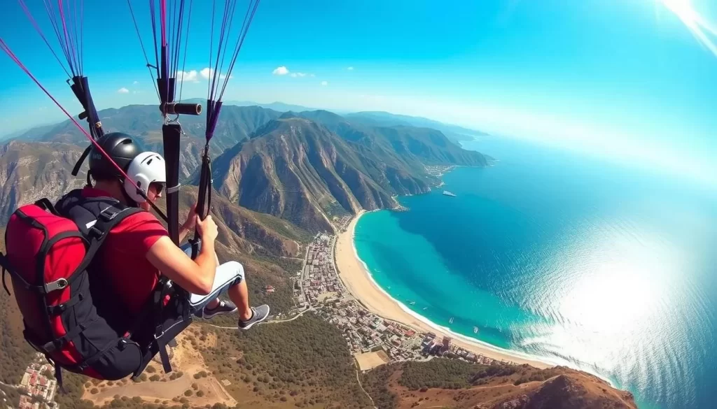 Image of paragliding in Antalya