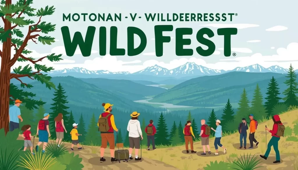 Image of participants at the Montana Wilderness Association's Wild Fest
