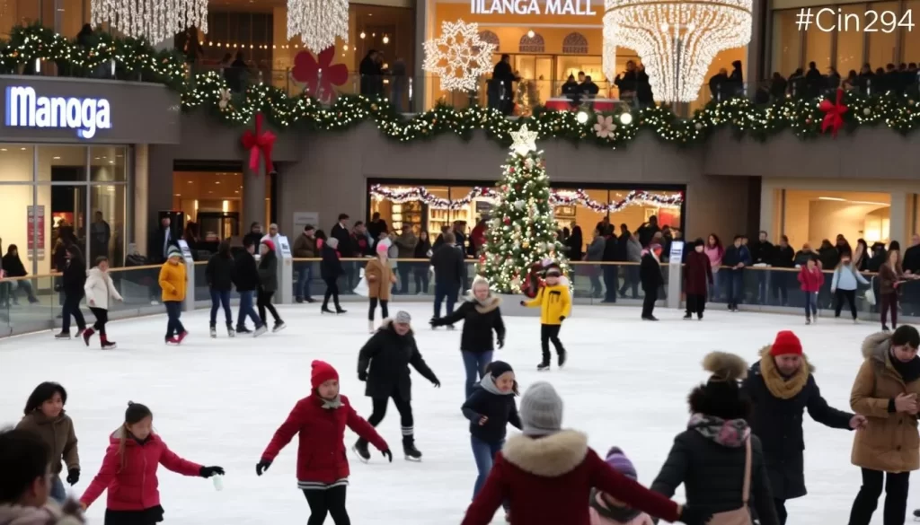 Image of people ice skating at Ilanga Mall