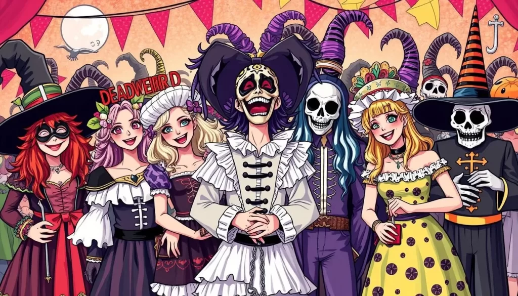 Image of people in costume during Deadweird