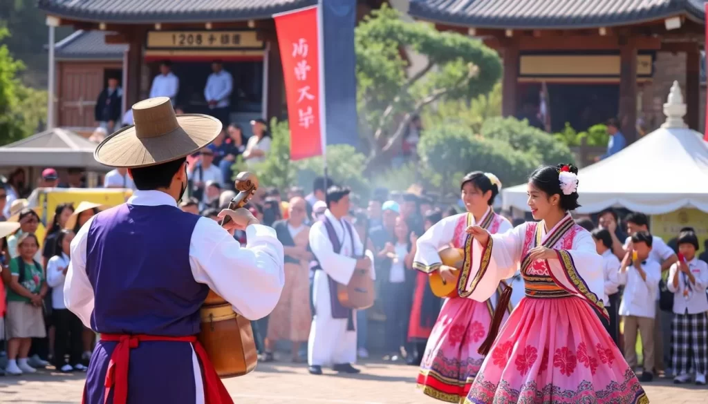 Image of performers at Jeonju International Sori Festival