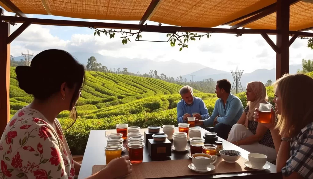 Image of tea tasting experience in Ooty