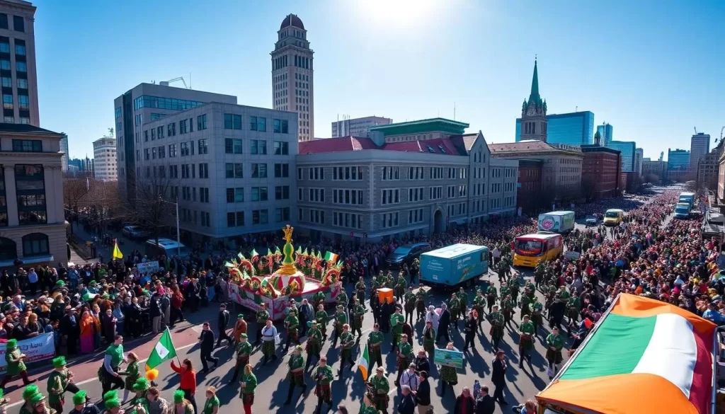 Image of the Boston St. Patrick's Day Parade