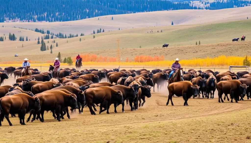 Image of the Buffalo Roundup in Custer State Park