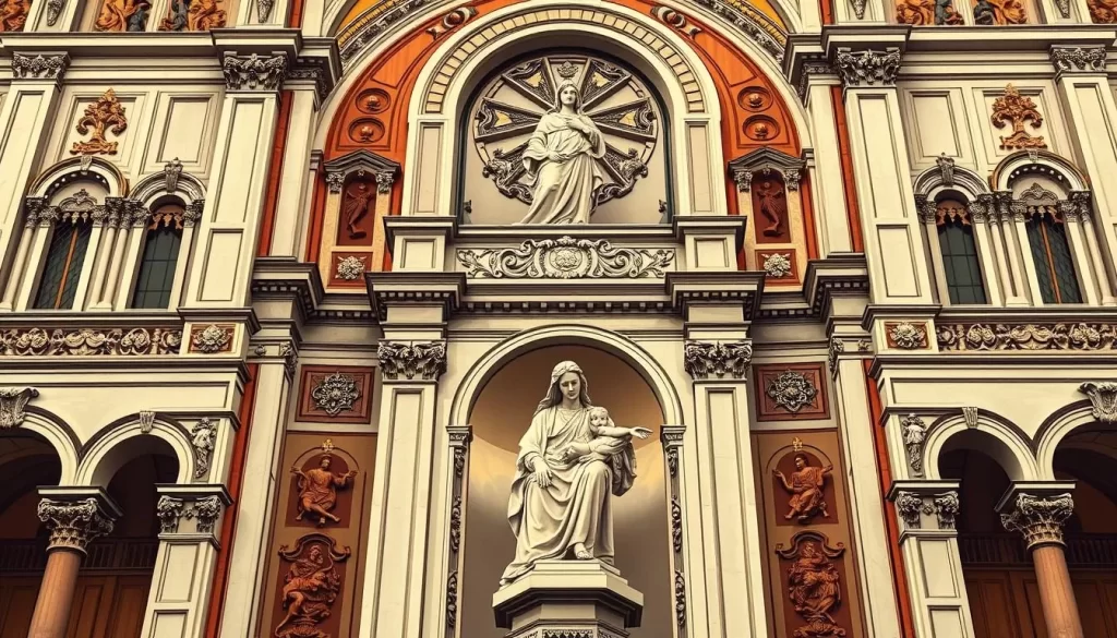 Image of the Church of Our Lady with Michelangelo's Madonna and Child