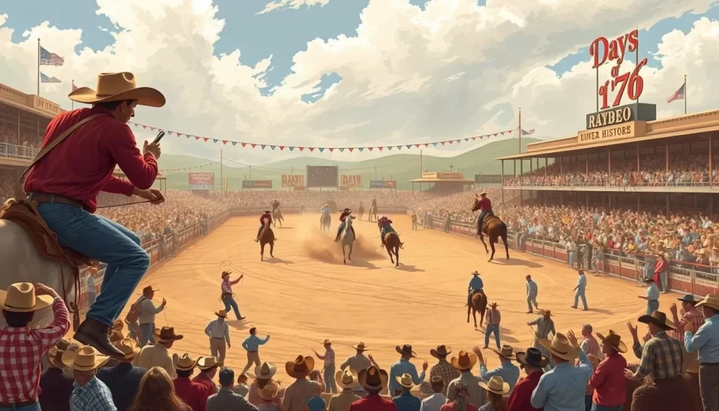 Image of the Days of '76 Rodeo