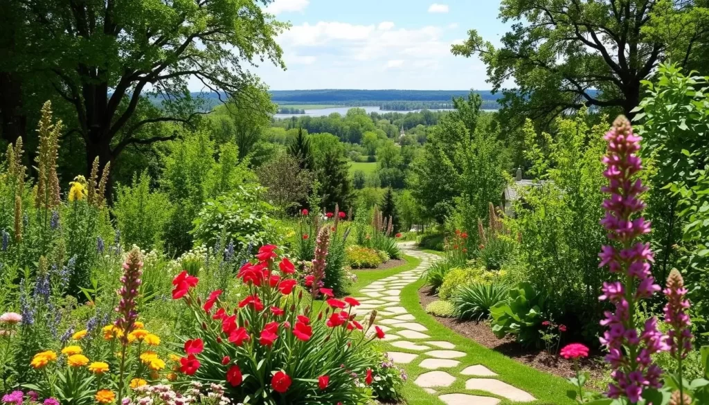 Image of the For-Mar Nature Preserve & Arboretum's gardens and trails