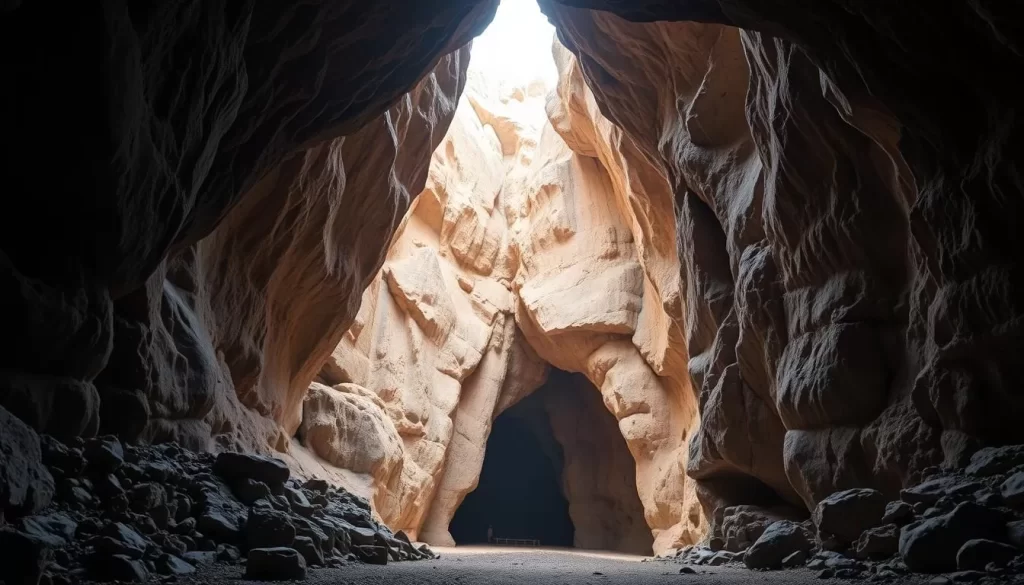 Image of the Great Cave's massive entrance