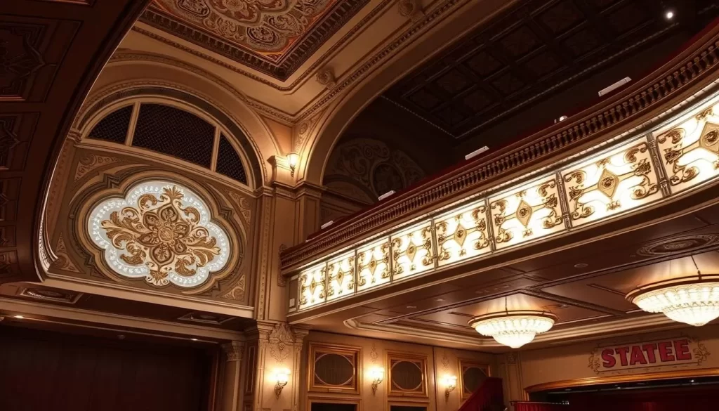Image of the Historic State Theatre's Art Deco interior