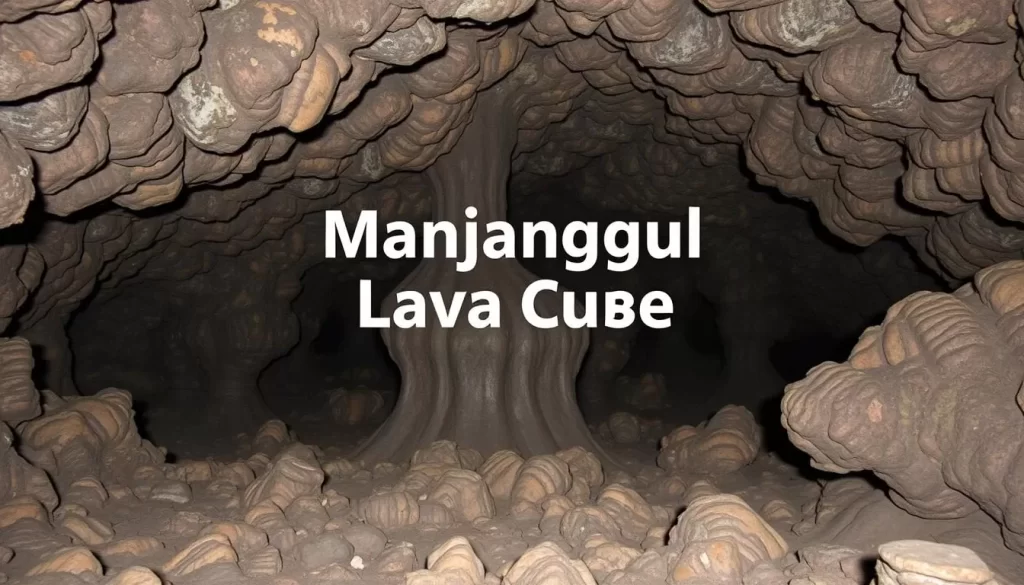 Image of the Manjanggul Lava Tube, one of the world's longest lava tubes