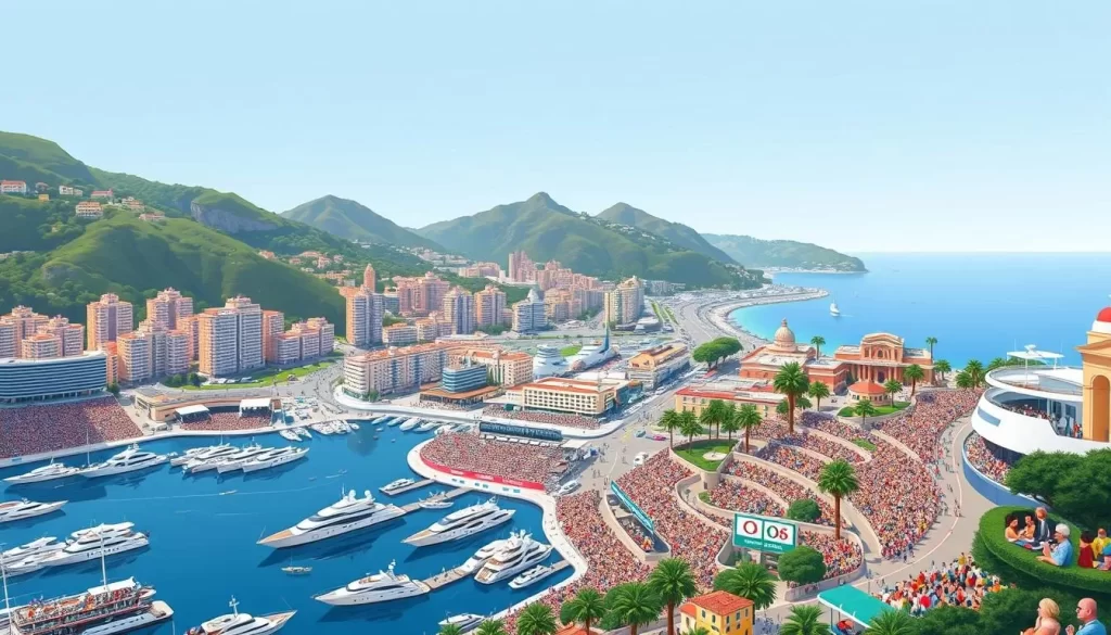 Image of the Monaco Grand Prix circuit