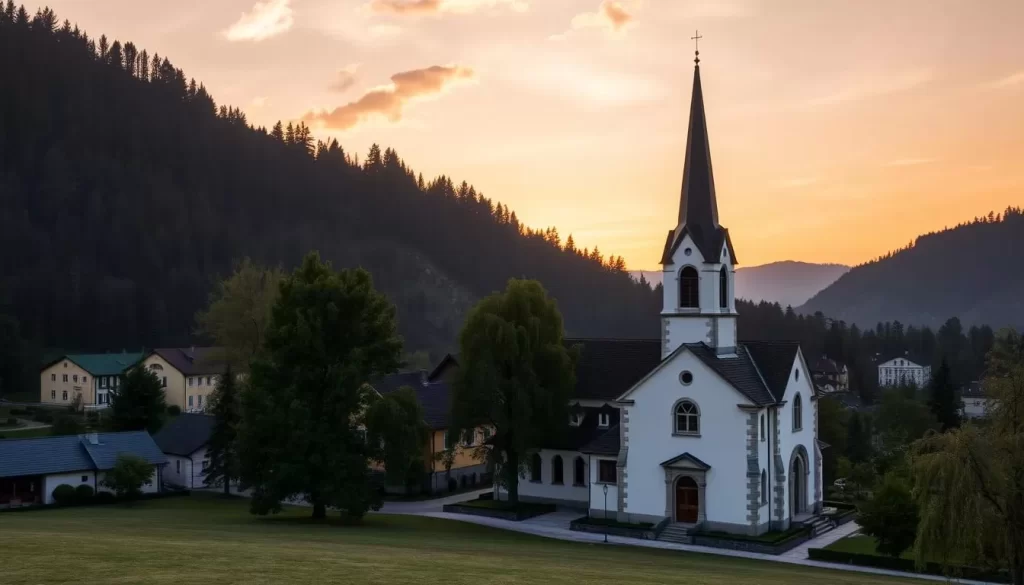 Image of the Parish Church of St. Jakob in Villach, Austria