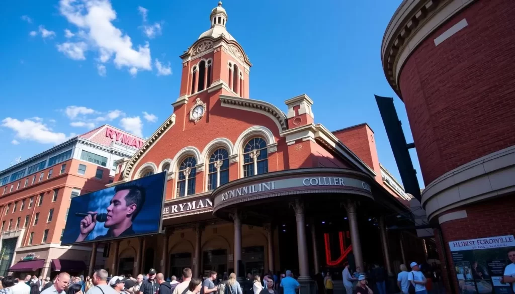 Image of the Ryman Auditorium in Nashville