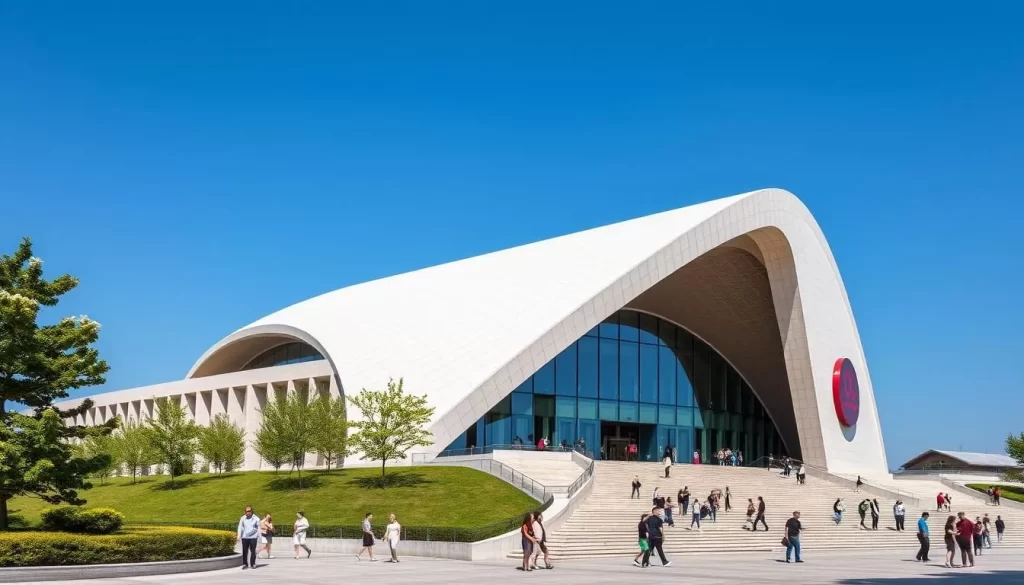 Image of the Southern Branch of the National Palace Museum's modern architecture