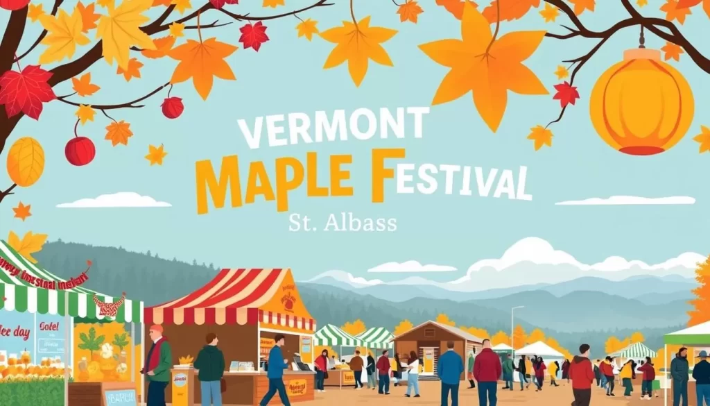 Image of the Vermont Maple Festival in St. Albans