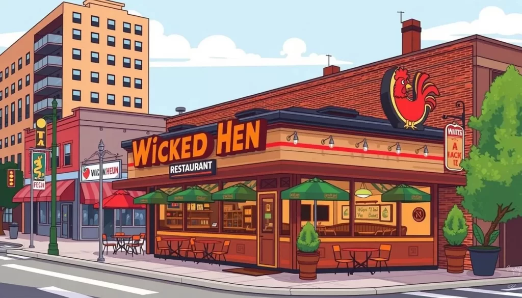 Image of the Wicked Hen Restaurant in MidTown Columbus