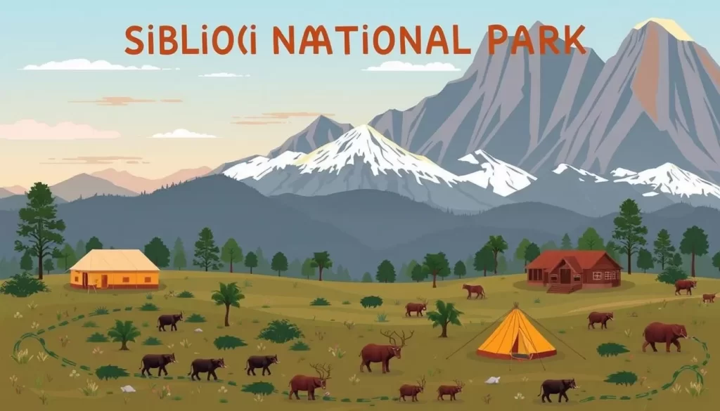 Image of various accommodations at Sibiloi National Park
