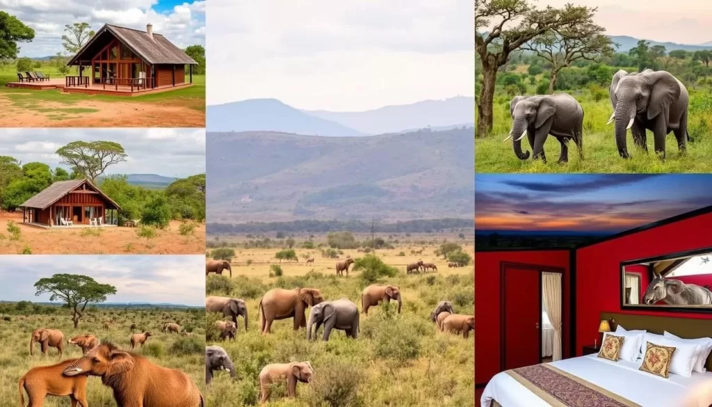 Image of various accommodations near Addo Elephant National Park